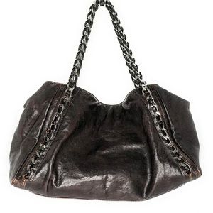 Chanel Black Caviar Leather Modern ChainE/W tote